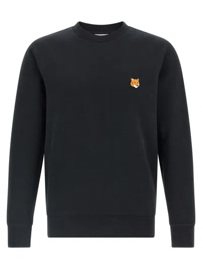 Maison Kitsuné Logo Sweatshirt In Black