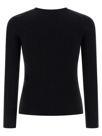 Maison Kitsuné Maison Kitsune 'baby Fox' Cardigan In Black