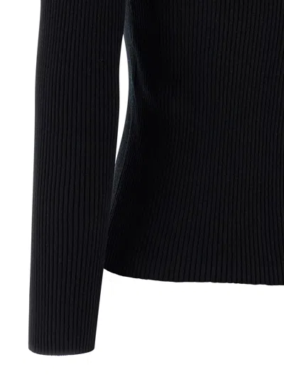 Maison Kitsuné Maison Kitsune 'baby Fox' Cardigan In Black