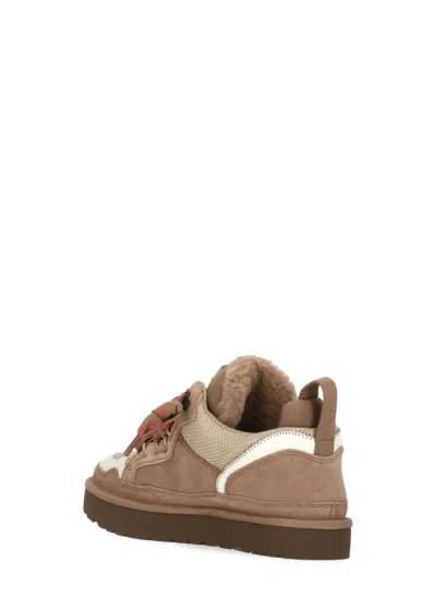 Ugg Webbing Heel Strap Logo Patch Sneakers In Brown