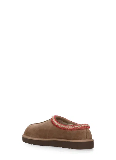 Ugg Low Slippers With Sheepskin Lining In Brown