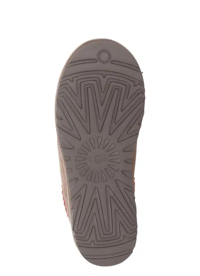 Ugg Low Slippers With Sheepskin Lining In Brown