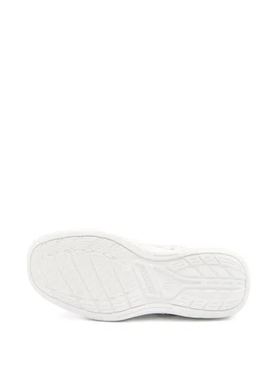 Balenciaga Women Hamptons Worn-out Leather Low-top Sneakers In Neutral