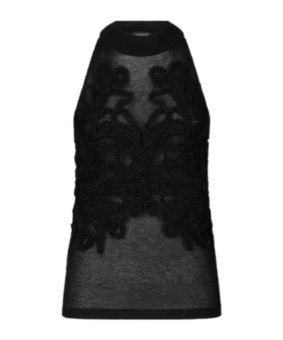 Dondup Sleeveless Top In Black