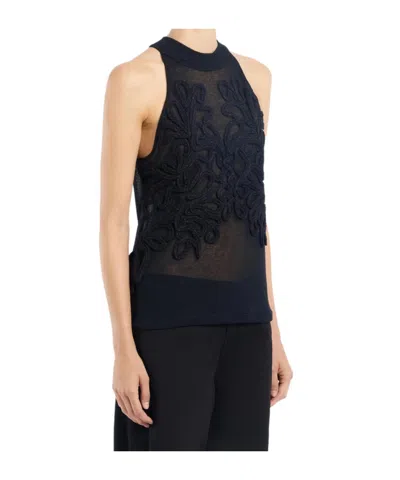 Dondup Sleeveless Top In Black