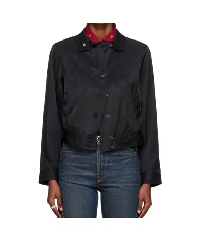 Our Legacy Tuxedo Bomber Jacket In Black