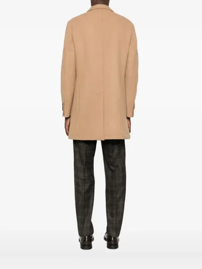 Manuel Ritz Single-breasted Coat In Brown