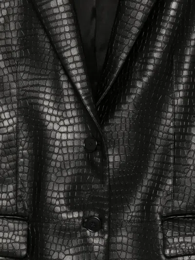 人造皮革西装夹克