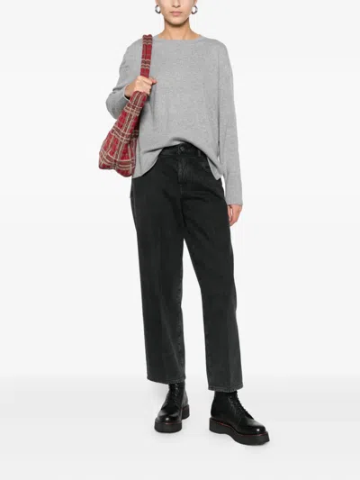 Jacob Cohen Pressed-crease Jeans In Black