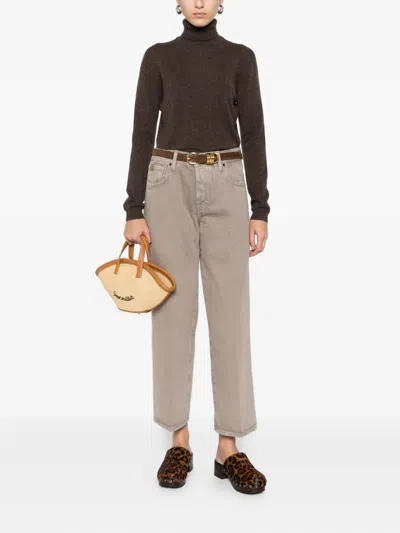 Jacob Cohen Five-pocket Trousers In Brown