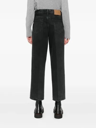 Jacob Cohen Pressed-crease Jeans In Black