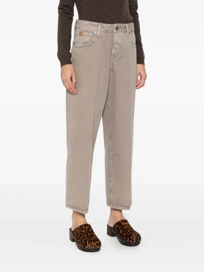 Jacob Cohen Five-pocket Trousers In Brown