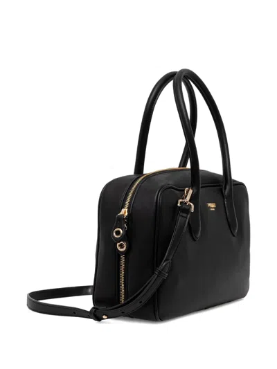 Twinset Structured Black Bag With Minimalist Design In Black