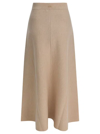 Max Mara Giberna Wool And Cashmere In Neutral