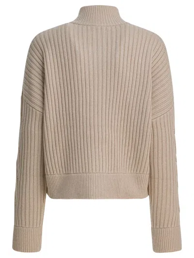 Max Mara Afelio Wool And Cashmere Cardigan In Neutral