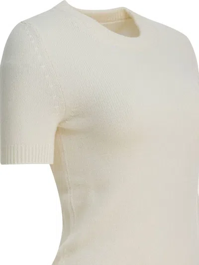 Sa Su Phi Short-sleeve Sweater In White
