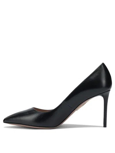 Aquazzura Purist 85 Patent Leather Pumps In Black