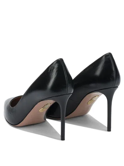 Aquazzura Purist 85 Patent Leather Pumps In Black