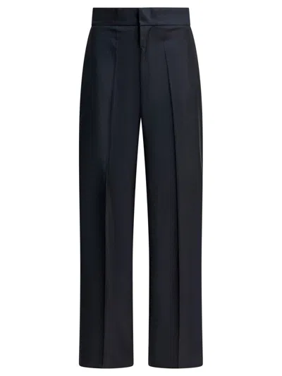 Sa Su Phi Blue Wool Trousers In Blue