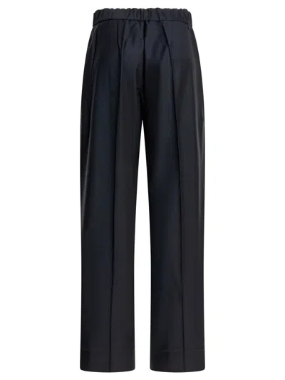 Sa Su Phi Blue Wool Trousers In Blue
