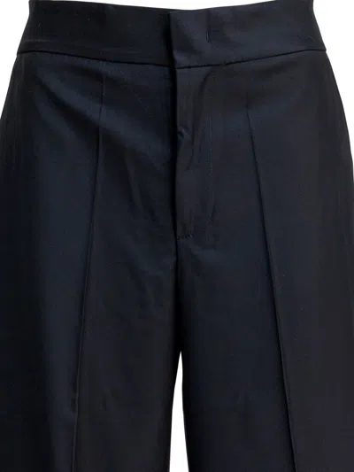 Sa Su Phi Blue Wool Trousers In Blue