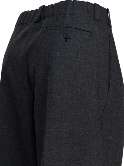 Givenchy Wool Tailored Pants Trousers Grey In Gray