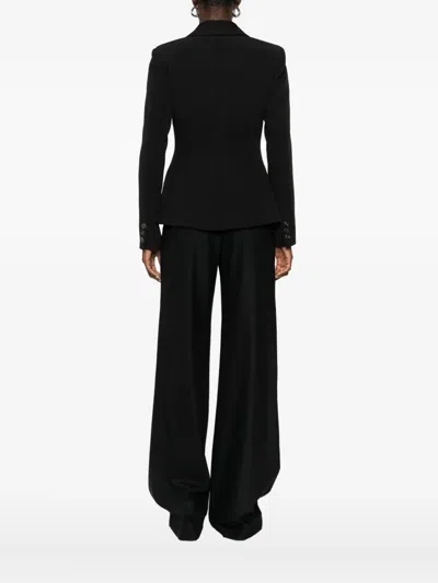 蕾丝细节单排扣夹克