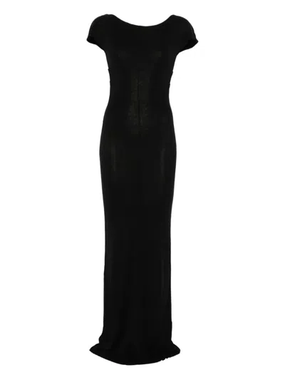 Aya Muse Sway Maxi Dress Clothing In Black
