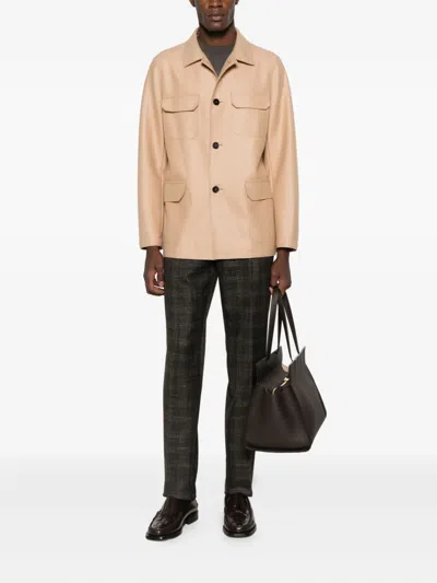 Manuel Ritz Pleated Straight-leg Trousers In Black