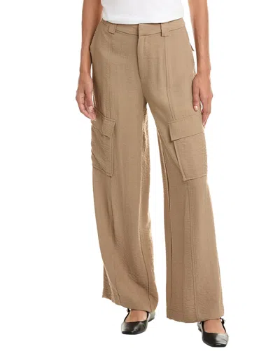 Dkny Crinkle Dressing Cargo Pant In Brown