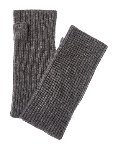 Vince Rib Knit Wool & Cashmere-blend Hand Warmer In Black