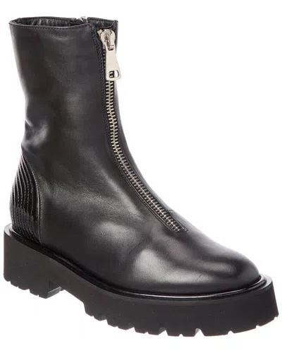 Aquatalia Sheilah Waterproof Leather Bootie In Black