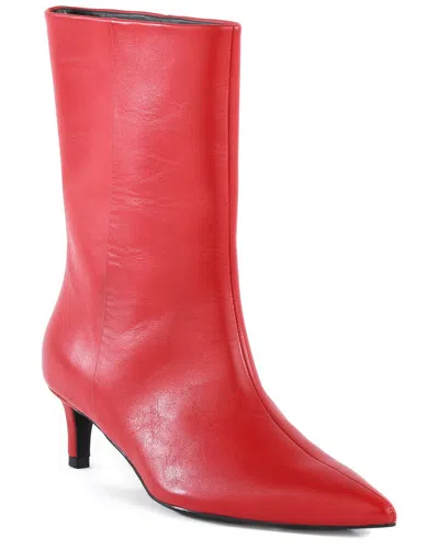 Seychelles Game Changer Pointed Toe Kitten Heel Boot In Red