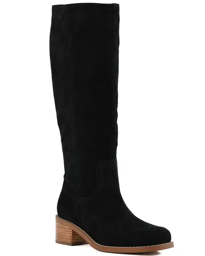 Seychelles Tall Suede Boot In Black