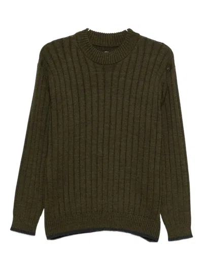 Gr10k Crew-neck Sweater In Green