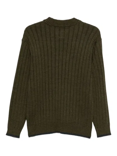 Gr10k Crew-neck Sweater In Green