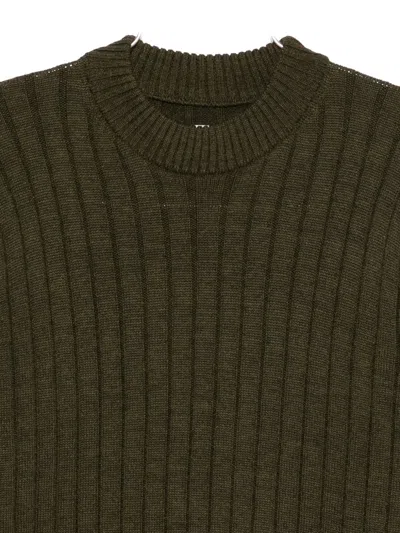 Gr10k Crew-neck Sweater In Green