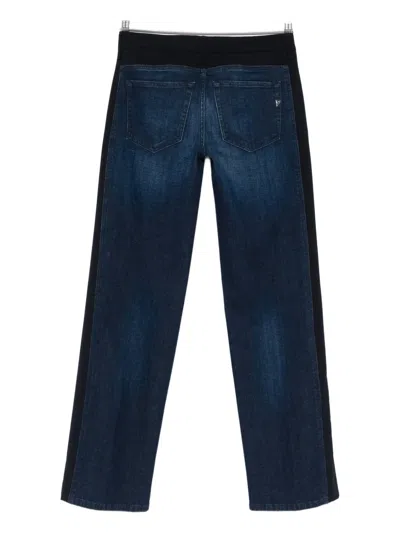 Dondup Panelled Jeans In Blue