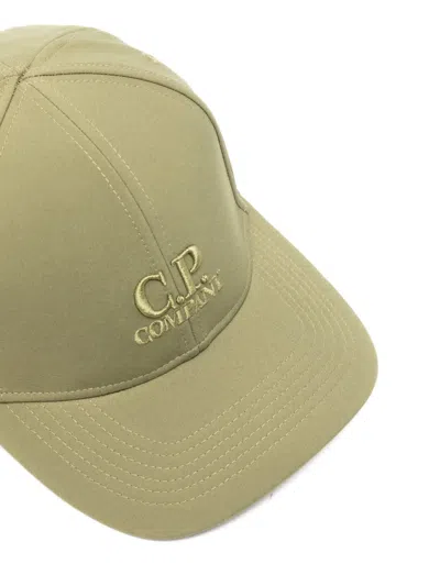 C.p. Company C.p.company Capers Polyester Elastane Baseball Cap In Green