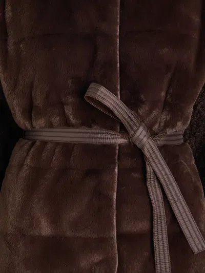 Moncler Jouillat Jacket In Brown