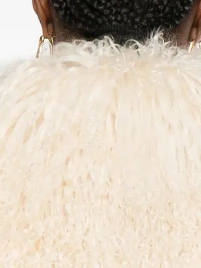 Ducie Rochelle Shearling Jacket In White