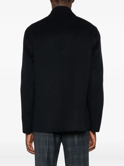 Manuel Ritz Patch-pocket Overshirt In Black