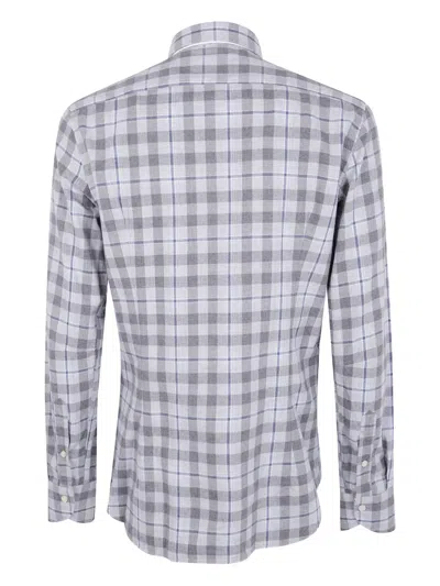 Tintoria Mattei Tartan Shirt Clothing In Gray