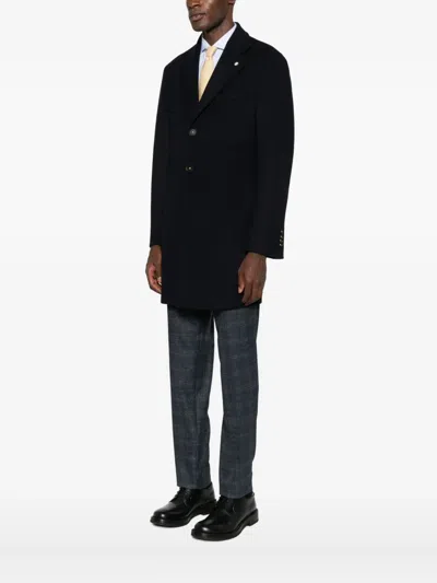 Manuel Ritz Single-breasted Coat In Black