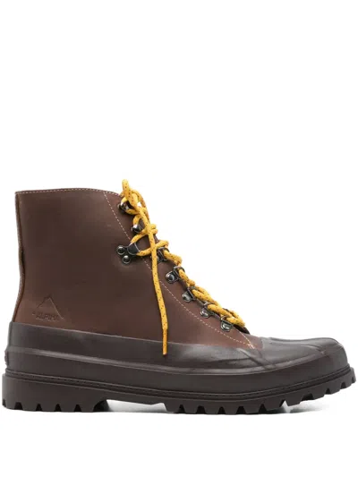 Superga Alpina Boots In Brown