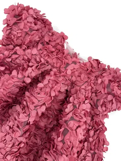 La Stupenderia Petal-embellished Dress In Pink
