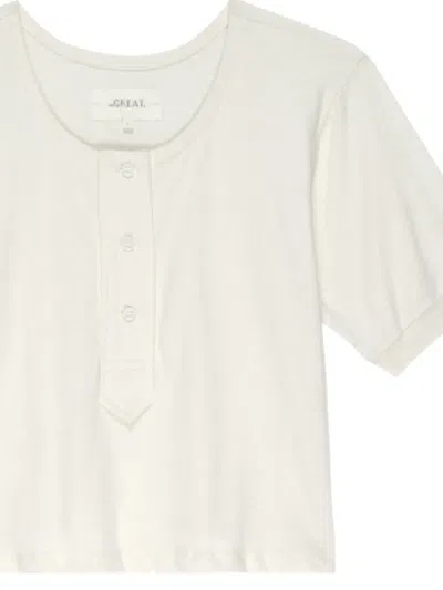 The Great Cotton T-shirt In White