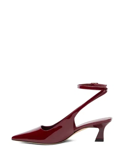 Stuart Weitzman 50mm Vinnie Strap Pump In Red