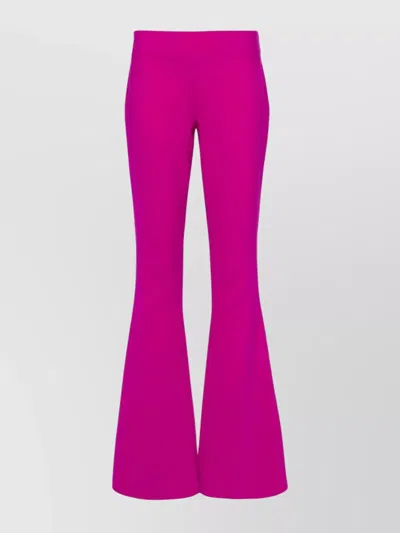 Dsquared2 High-rise Flared Full Length Trousers In Pink