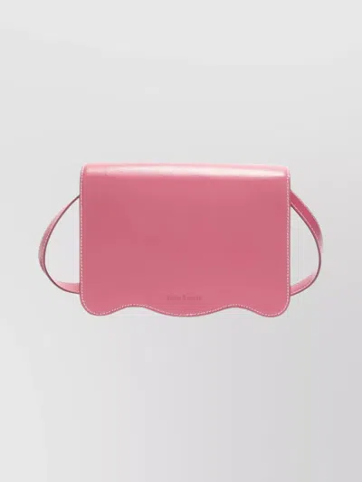 Palm Angels Cross-body Bag With Adjustable Strap And Motif In Pink